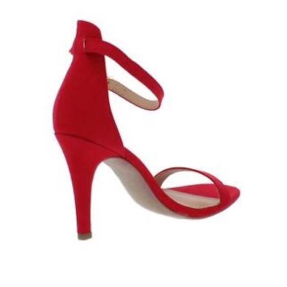 New Material Girl Blaire Slim Strap Evening Pumps High Heel RED  Size 9.5 M - Picture 2 of 9